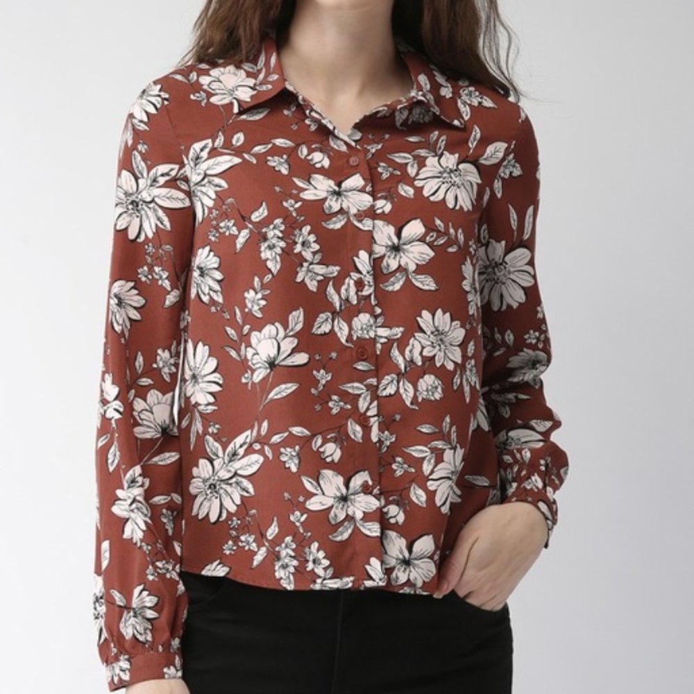 Forever 21 Floral Blouse